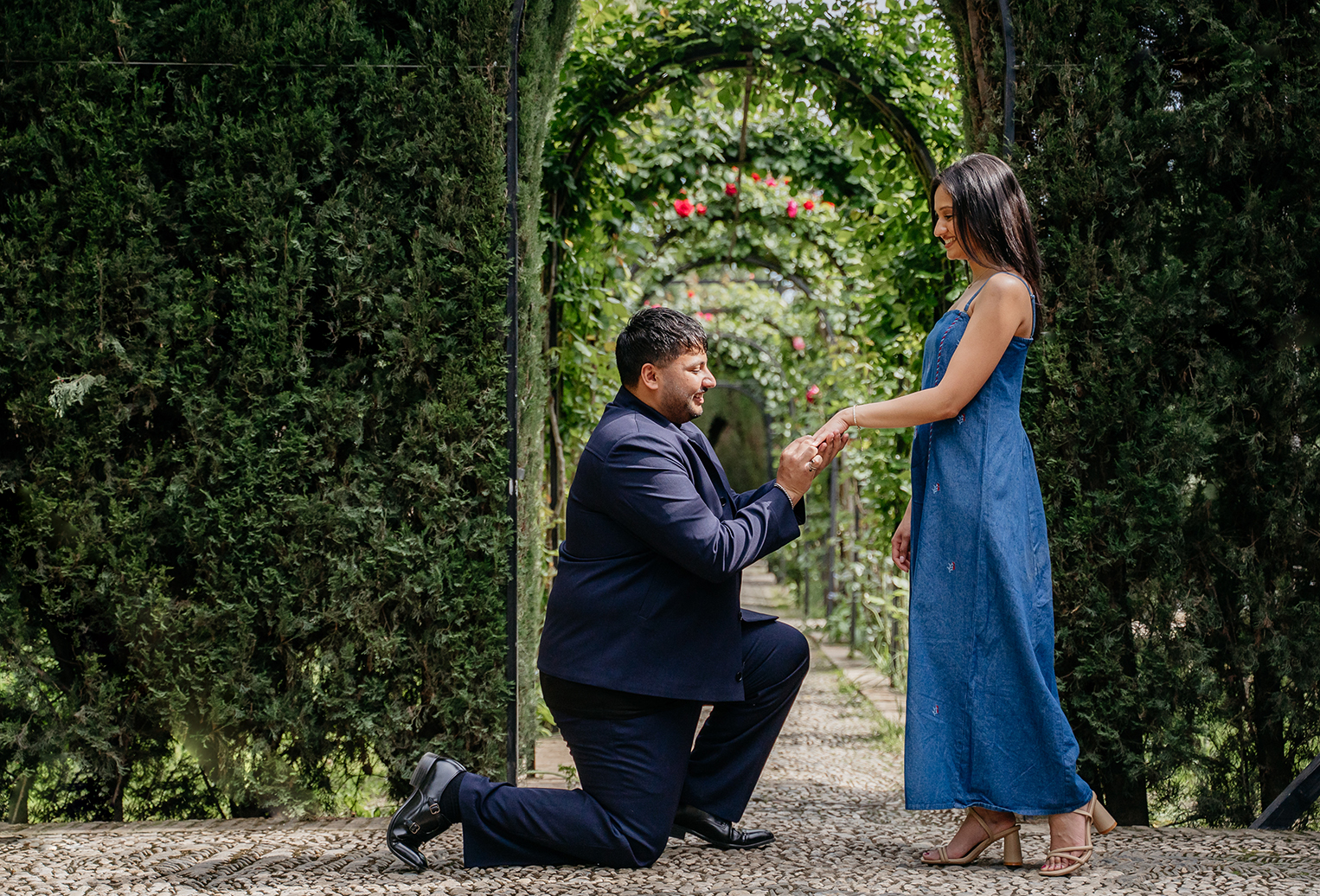 Sesión de pareja en la Alhambra Granada